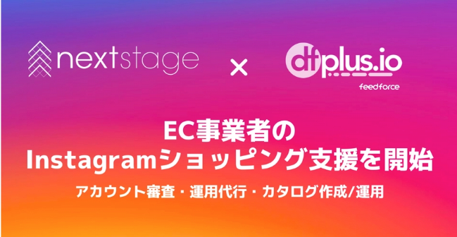 フィードフォース社「dfplus.io」を活用した「Instagramショッピング」におけるEC事業者支援を開始